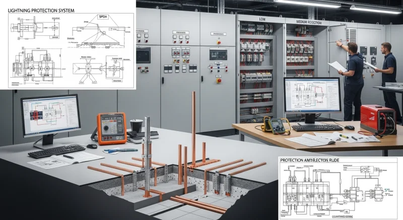 projeto elétrico comercial